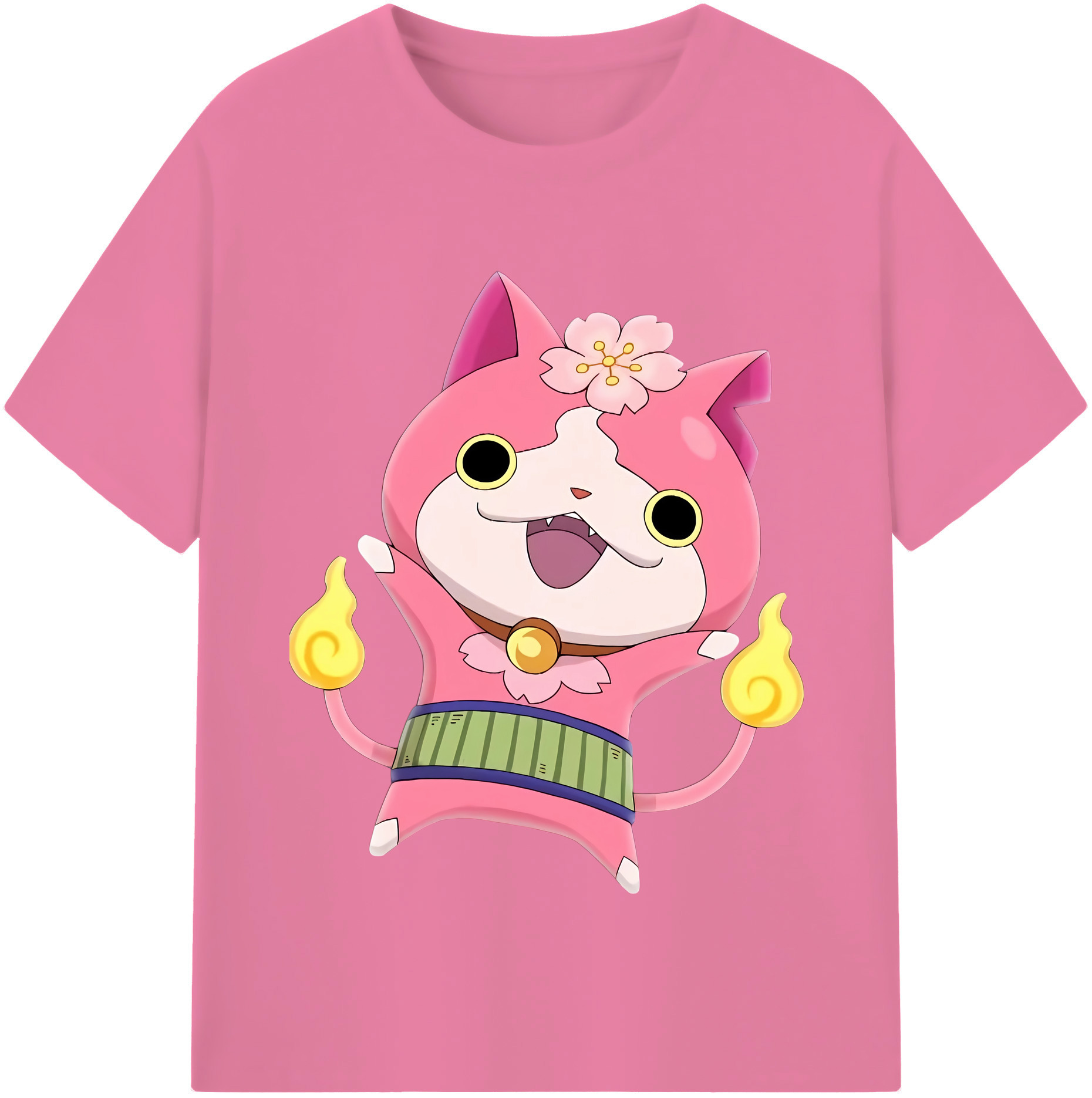 （画像用） 妖怪ウォッチ Yo-kai Watch 綿100％半袖Tシャツ（フロントプリント）